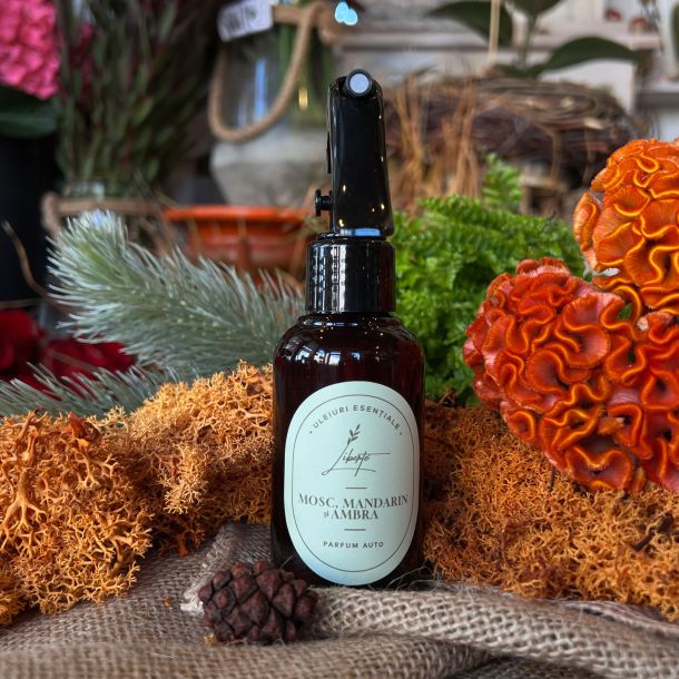 Parfum Auto mosc mandarin si ambra